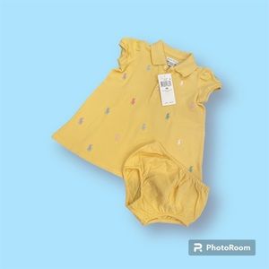 Ralph Lauren, babygirl Polo mesh dress